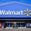 Front view of a Walmart supercentre store exterior sign logo Ontario Canada  KATHY DEWITT. Image shot 05/2012. Exact date unknown.