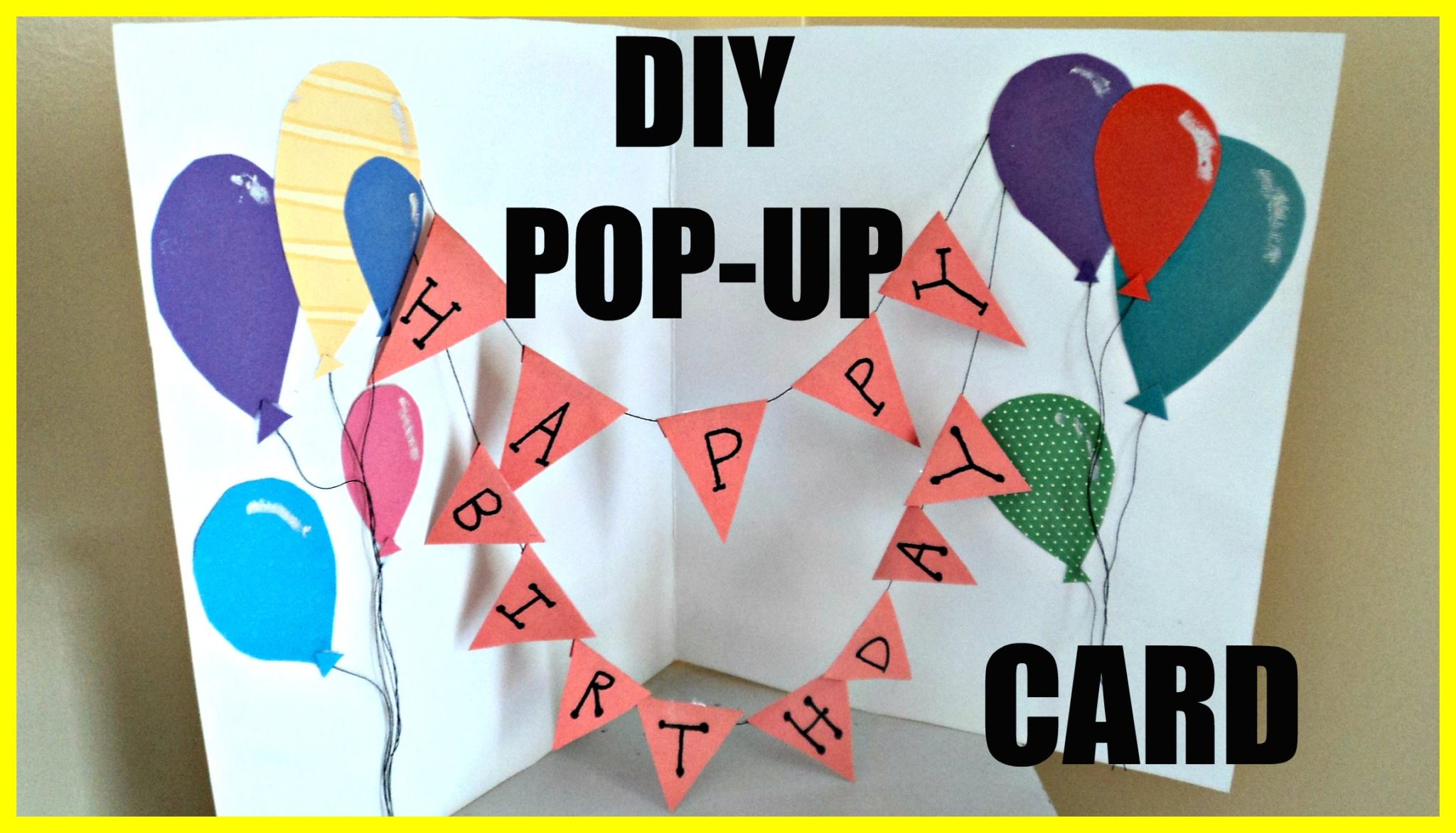 diy pop up birthday cards