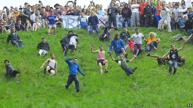 Cheese Rolling race