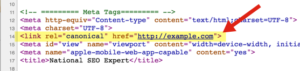 Canonical Tag