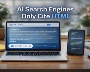 AI Search Engines Only Cite HTML