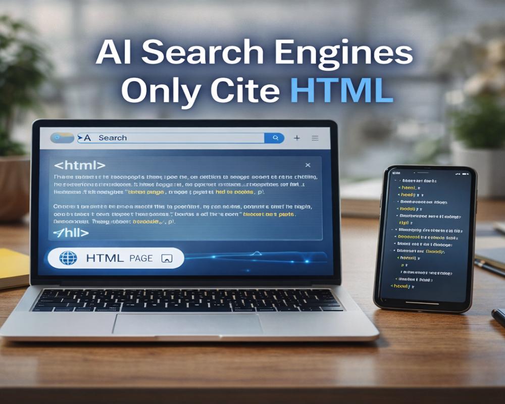 AI Search Engines Only Cite HTML — New Research Confirms Markdown Is Invisible to LLMs