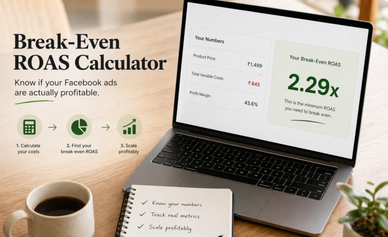Break-Even ROAS Calculator: How to Know If Your Facebook Ads Are Actually Profitable